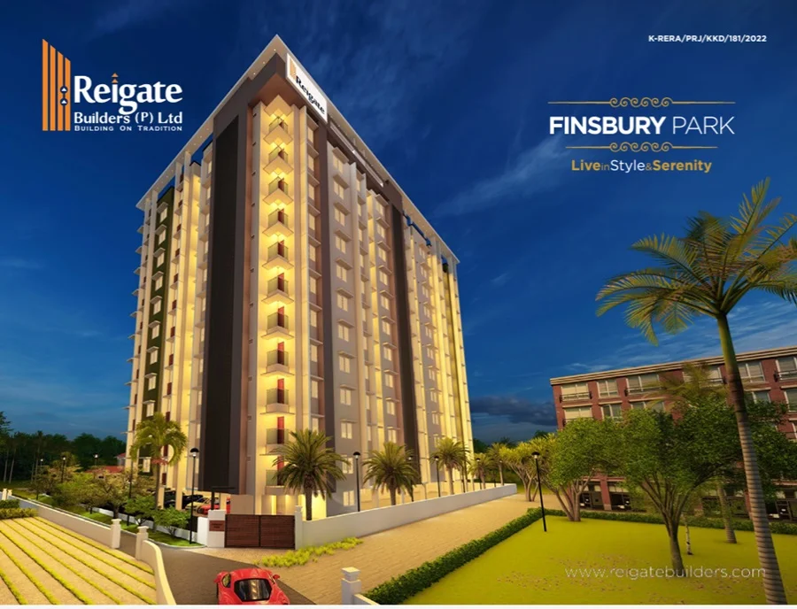 Apartment  for Sale  in Reigate Finsbury Park, Amalapuri, Calicut