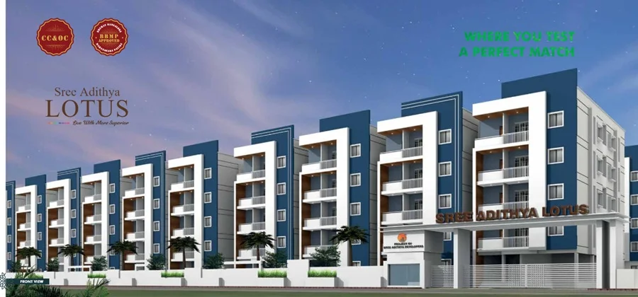 Apartment  for Sale  in Sree Adithya Lotus Park, KR Puram, Bangalore