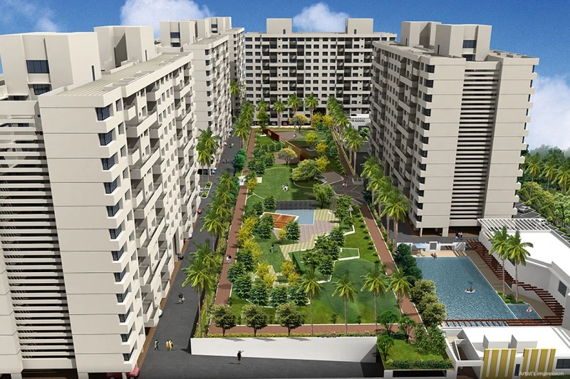 2 BHK Apartment for Sale in G Corp Greens, Pimpri Chinchwad  , Pune