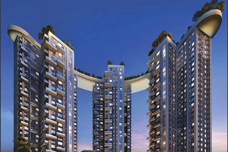 3 BHK Apartment for Sale in Siddha Sky, Canal South Road, Kolkata