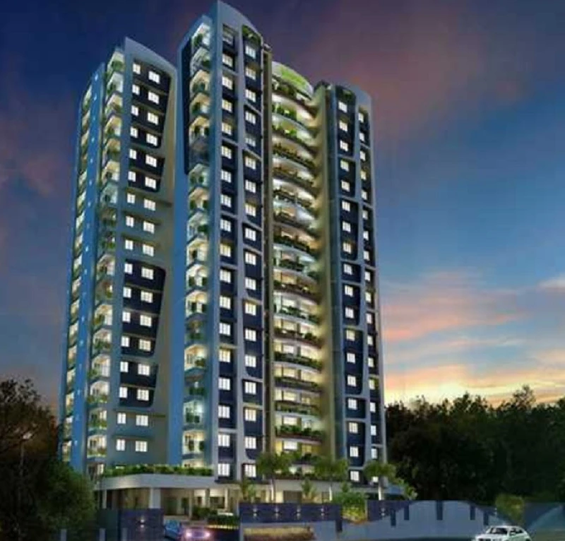 2 BHK Apartment for Sale in Veegaland Kingfort, Eroor, Kochi