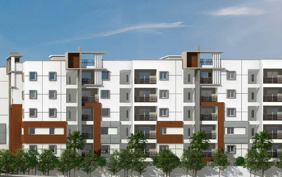 2 BHK Apartment for Sale in EAPL Sri Tirumala Millennium Phase 3 , Mallapur, Hyderabad