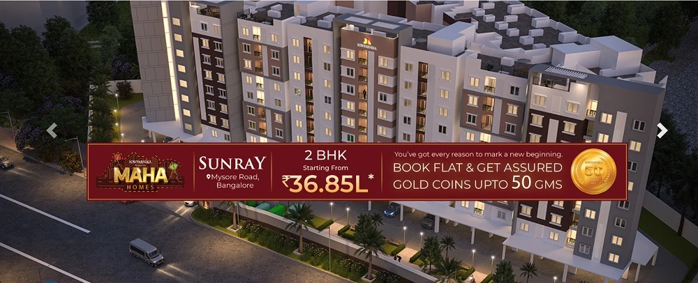 Apartment for Sale in Sowparnika Sunray, Mysore Road, Bangalore