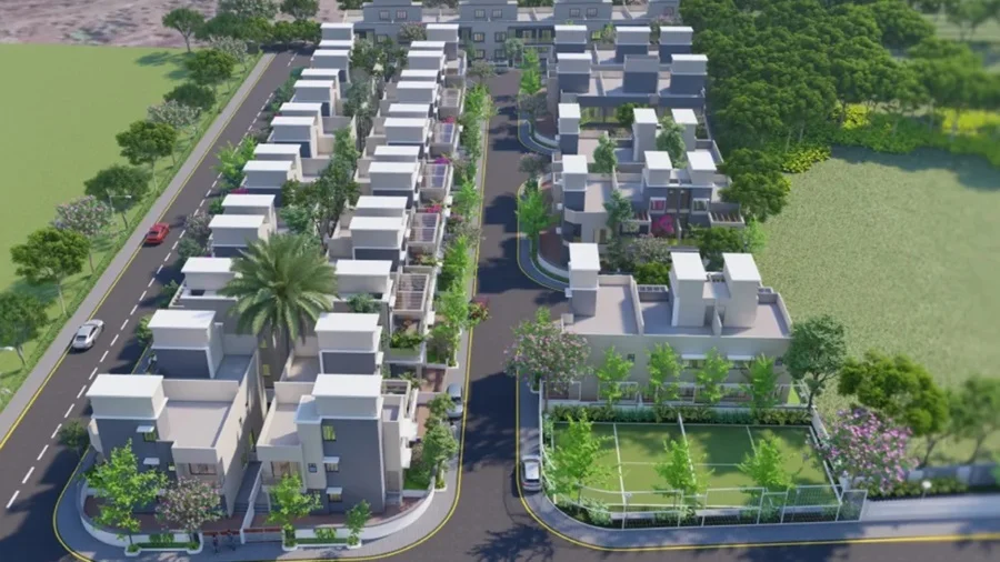 3 BHK Independent House/Villa for Sale in Leverage Green Meadows, Shankarpur   , Nagpur