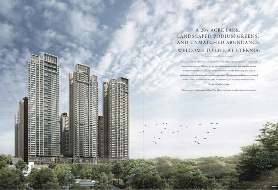 3 BHK Apartment for Sale in Eternia At Kalpataru Parkcity, Kolshet, Thane