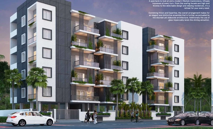 3 BHK Apartment for Sale in Canny Lotus Homes Uthpala, Serilingampally , Hyderabad