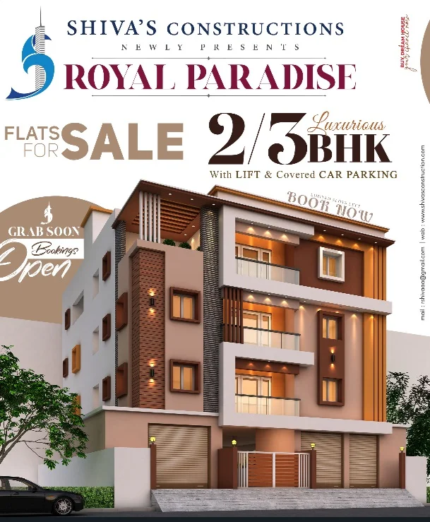 4 BHK Apartment for Sale in Shivas Royal Paradise, Pallikaranai, Chennai