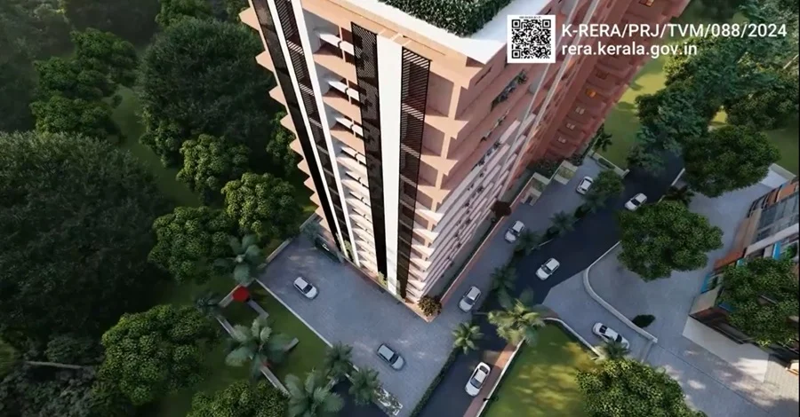 3 BHK Apartment for Sale in Shanoor Penta County Tulips, Menamkulam   , Trivandrum