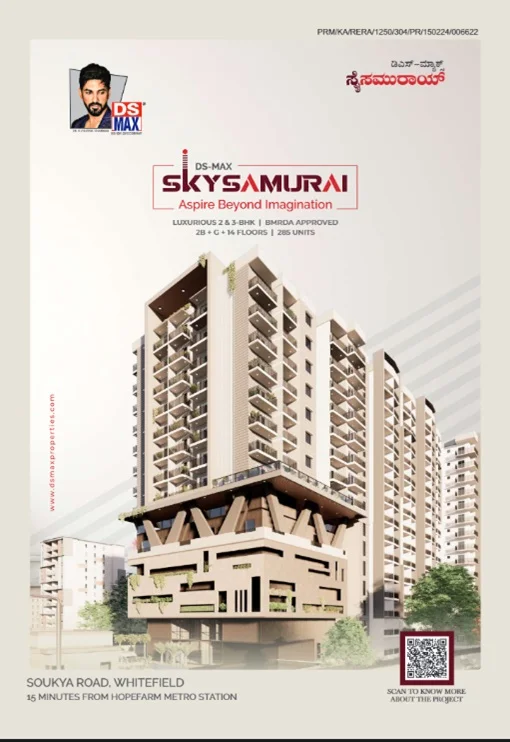 Apartment for Sale in DS Max Sky Samurai , Kacharakanahalli, Bangalore