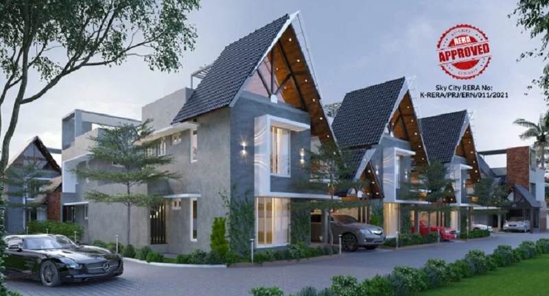 Independent House/Villa for Sale in Indus Sky City Villas, Kakkanad, Kochi