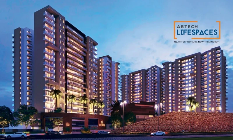 4 BHK Apartment for Sale in Artech Life Spaces, Kulathoor   , Trivandrum