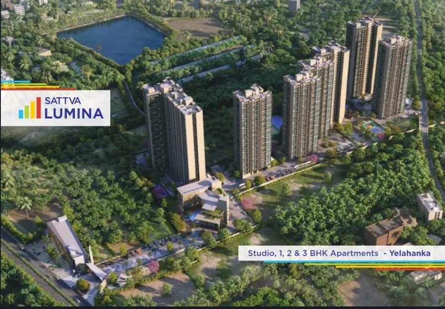 2 BHK Apartment for Sale in Sattva Lumina, Yelahanka, Bangalore