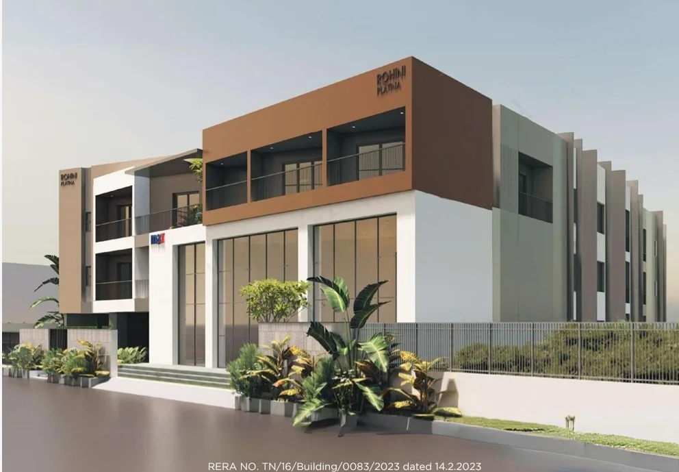 3 BHK Apartment for Sale in Rohini Platinaa, Thiruvanaikoil, Trichy
