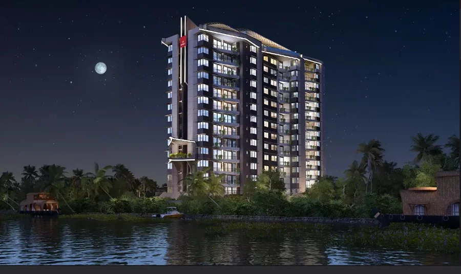 2 BHK Apartment  for Sale  in Asset Nilaavu , Punnamada, Alappuzha