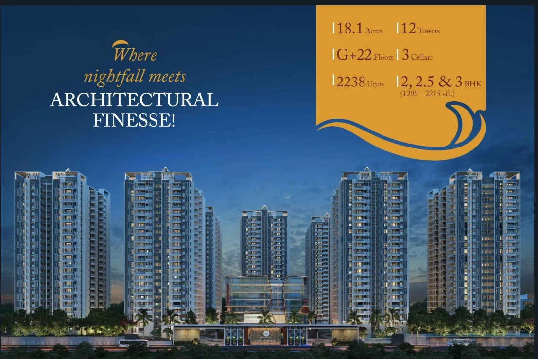 2.5 BHK Apartment for Sale in Ananda The Legacey, Puppalaguda , Hyderabad