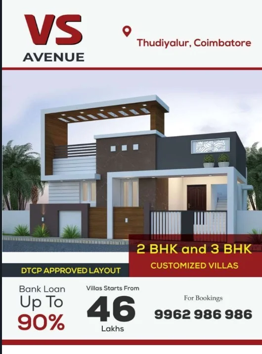Independent House/Villa for Sale in VS Avenue, Thudiyalur, Coimbatore