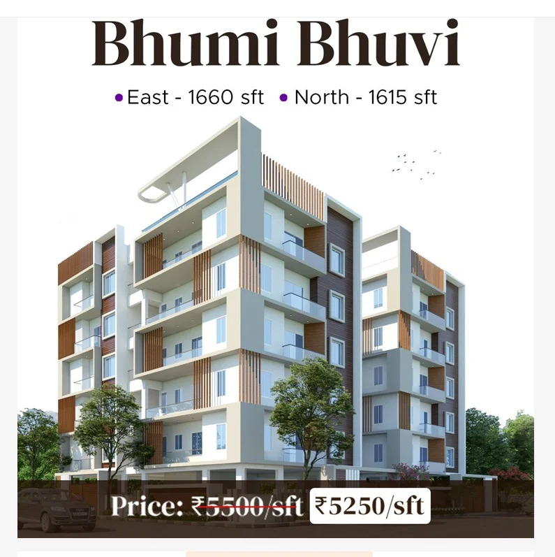 3 BHK Apartment for Sale in Bhumi Bhuvi, Bandlaguda Jagir , Hyderabad