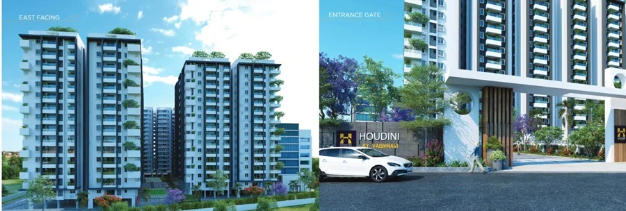 Apartment for Sale in Vaishnavi Houdini Towers, Bandlaguda Jagir , Hyderabad
