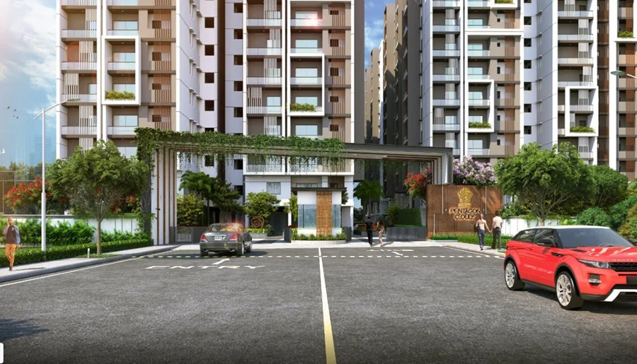 3 BHK Apartment for Sale in Gothic Pentagon Clouds , Bachupally , Hyderabad