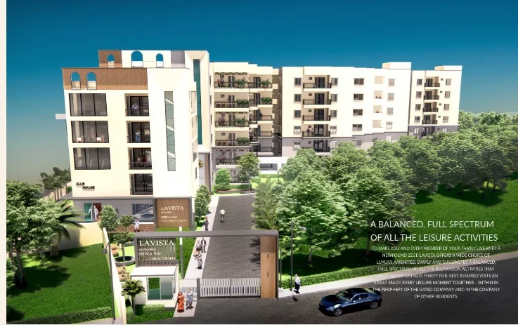 2 BHK Apartment for Sale in Shiva Sai Lavista, Nizampet , Hyderabad