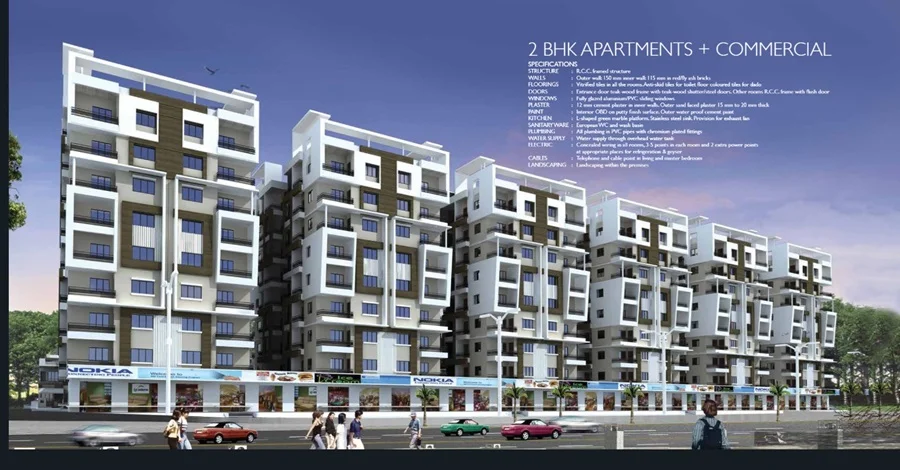 Apartment for Sale in Radha Madhav Vrindavan, Jamtha   , Nagpur
