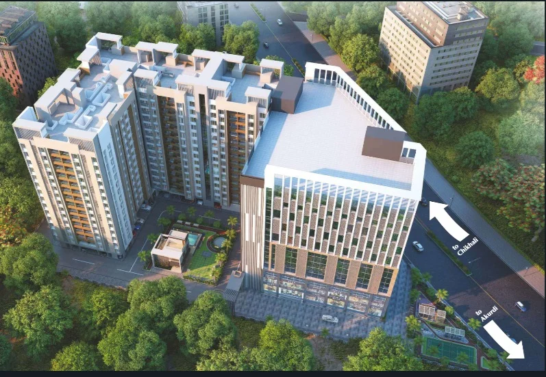 3 BHK Apartment for Sale in Aishwaryam Courtyard Gold, Chikhali  , Pune
