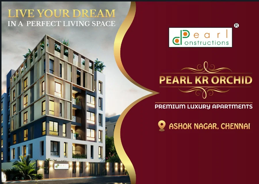 3 BHK Apartment for Sale in Pearl KR Orchid, Ashok Nagar, Chennai