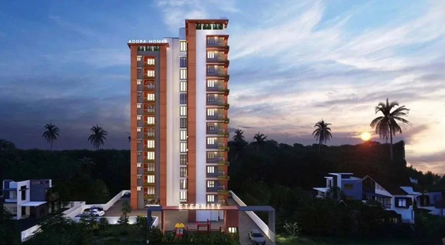 2 BHK Apartment for Sale in Adora Eternity, Kuttanellur   , Thrissur