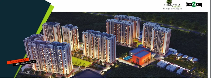 Apartment for Sale in Sureka Springville Greens, Balipada, Bhubaneswar