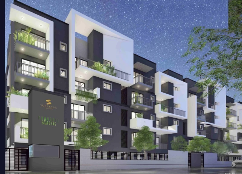 3 BHK Apartment for Sale in Suraksha Tranquil Gardens, Bannerghatta Road, Bangalore