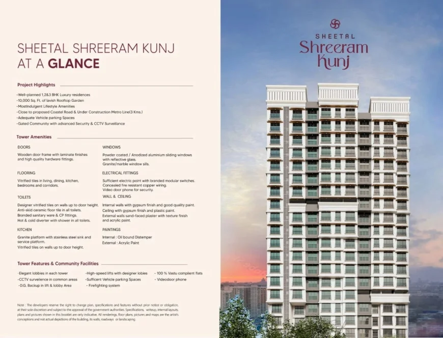 3 BHK Apartment for Sale in DGS Shree Ram Kunj, Malad East   , Mumbai