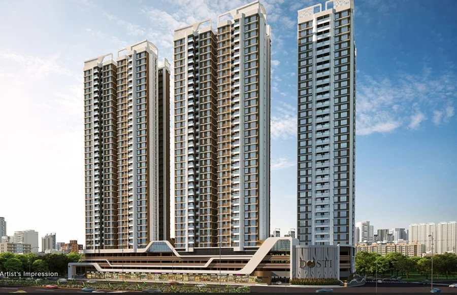 2 BHK Apartment for Sale in Dosti Tulip, Thane West, Thane