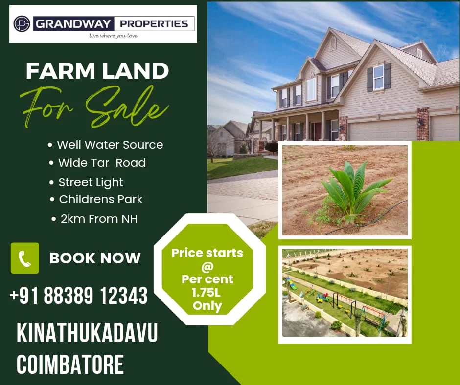 Agricultural/Farm Land for Sale in Kinathukadavu, Coimbatore
