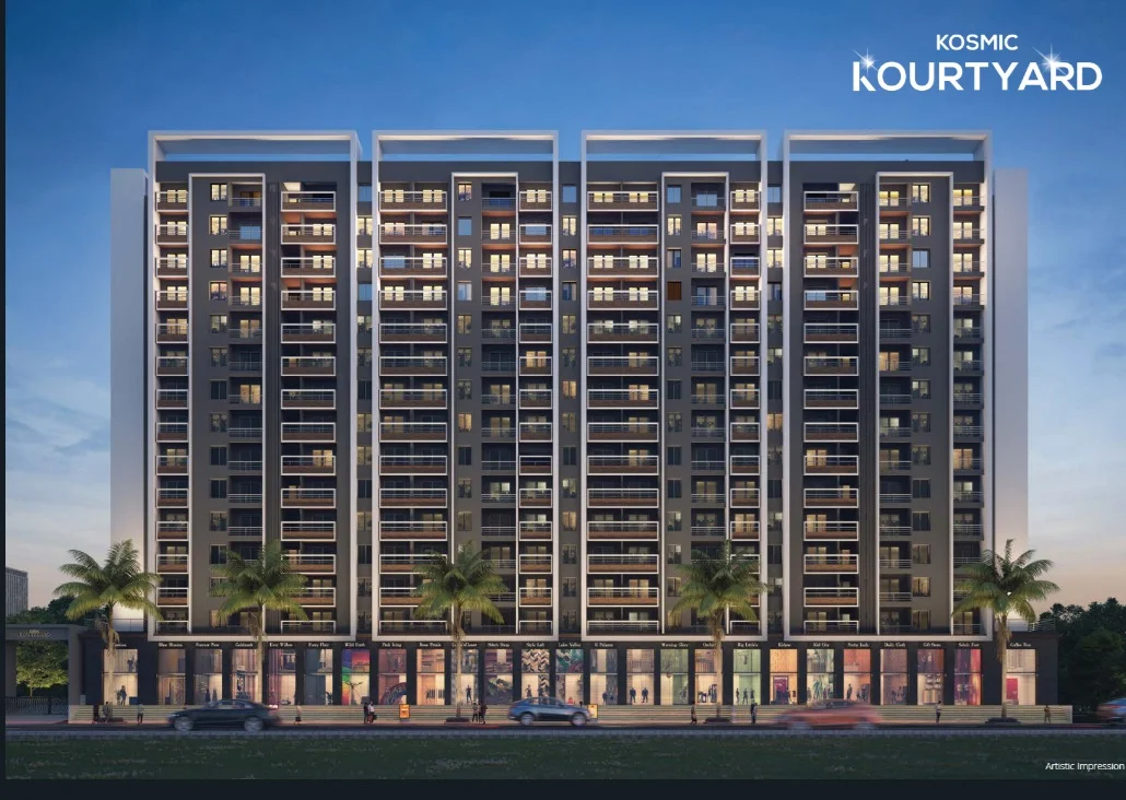 2 BHK Apartment for Sale in Kosmic Kourtyard Phase 2, Wagholi  , Pune
