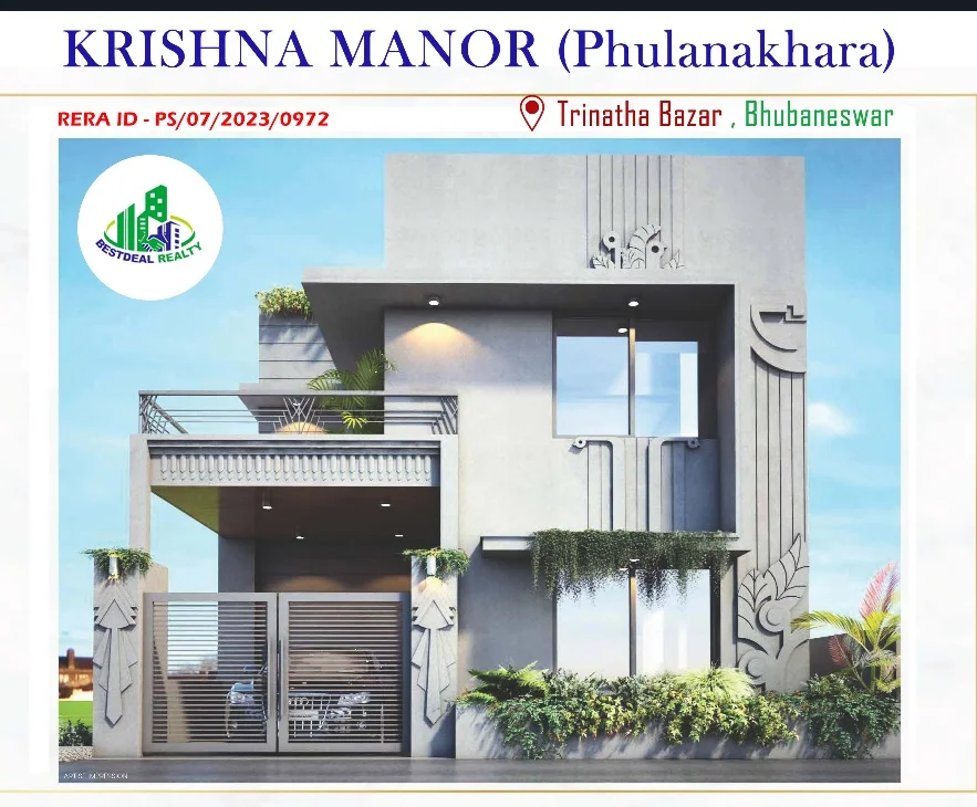4 BHK Independent House/Villa for Sale in Krishna Manor, Phulnakhara, Bhubaneswar