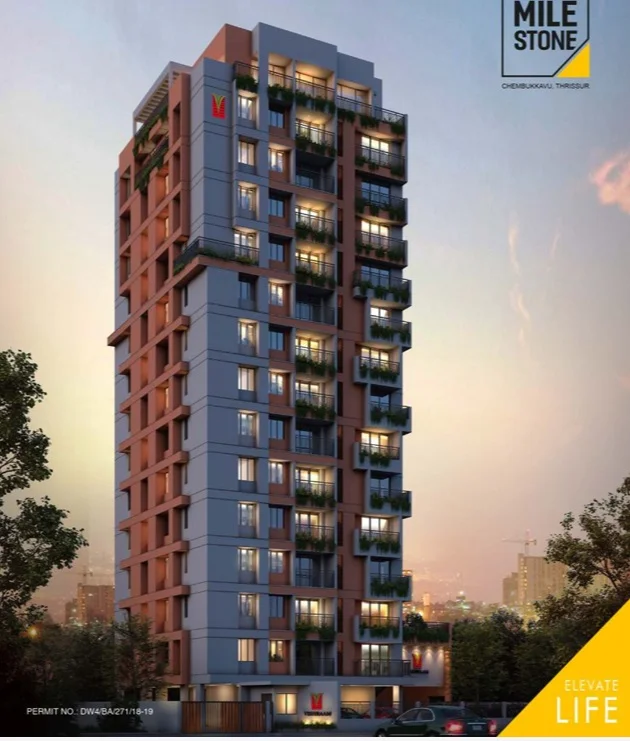 3 BHK Apartment for Sale in Vishraam Milestone, Peringavu   , Thrissur