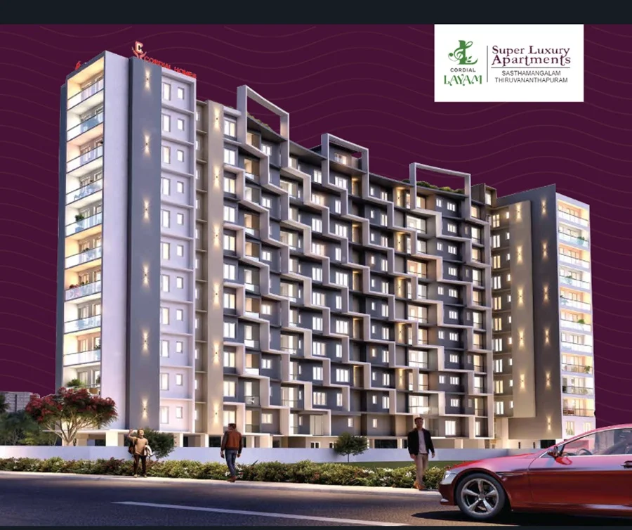 Apartment for Sale in Cordial Layam , Sasthamangalam, Trivandrum