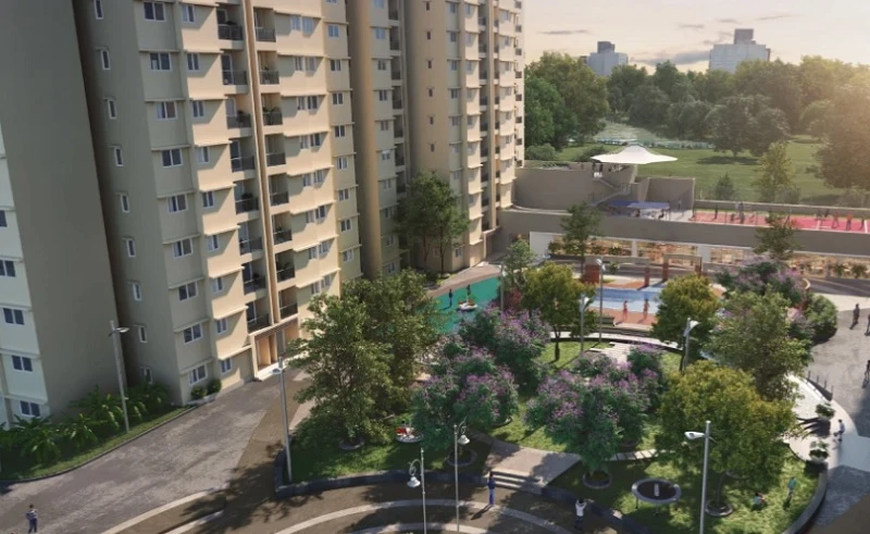 2 BHK Apartment for Sale in TVS Emerald Jardin, Singasandra, Bangalore