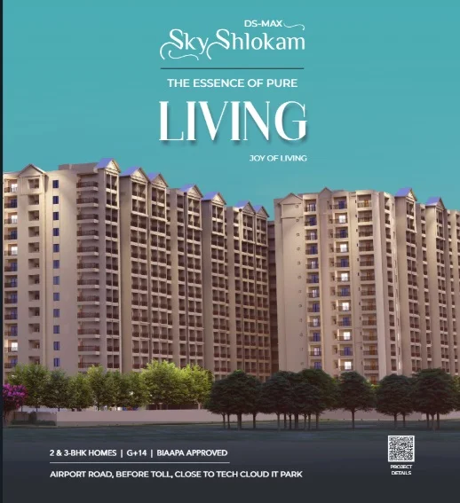 3 BHK Apartment for Sale in DS Max Shlokam, Navarathna Agrahara, Bangalore