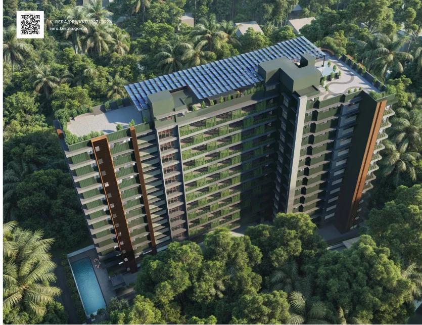 2 BHK Apartment  for Sale  in Florican Crescent, Malaparamba, Kozhikode