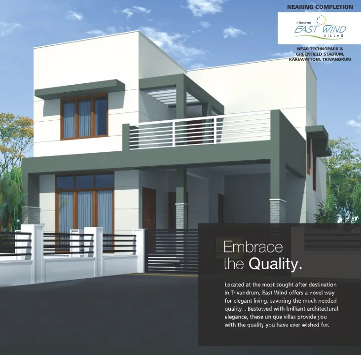 3 BHK Independent House/Villa for Sale in Chevron Eastwind, Karyavattom   , Trivandrum