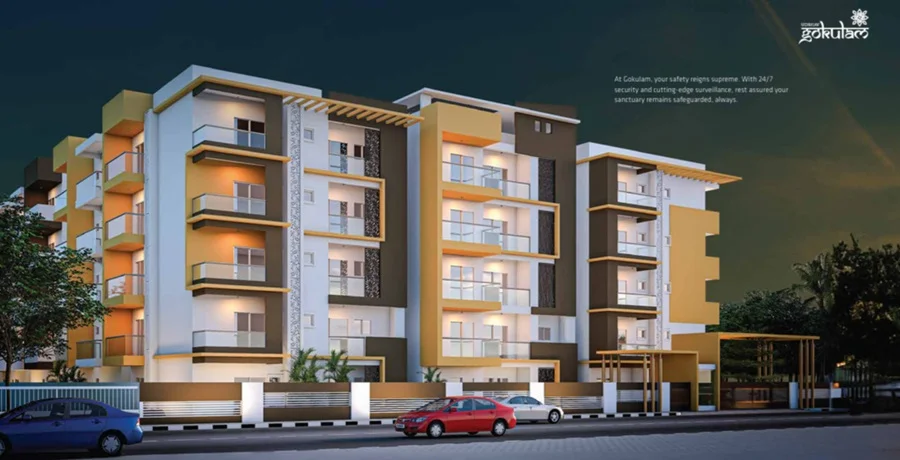3 BHK Apartment for Sale in Udbhav Gokulam, Panathur, Bangalore