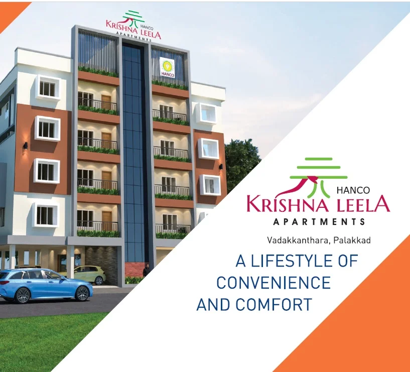 3 BHK Apartment for Sale in Hanco Krishna Leela Residency, Vadakkanthara, Palakkad