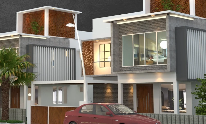 Independent House/Villa for Sale in Shanoor Orange Woods, Kazhakkoottam   , Trivandrum