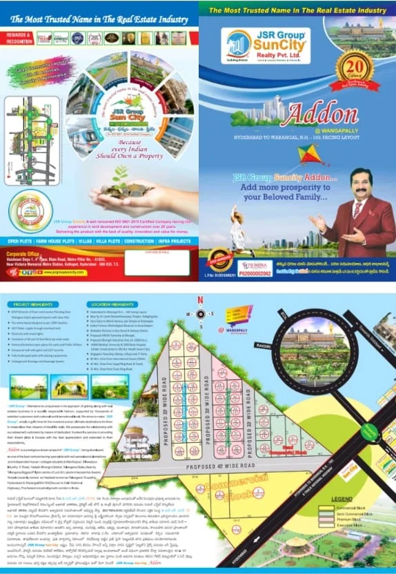 Residential Land for Sale in JSR Addon, Wangapally, Hyderabad
