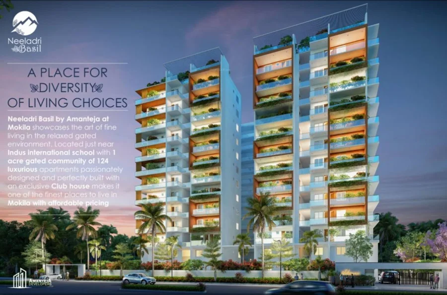 Apartment for Sale in Amanteja Neeladri Basil, Shankarpally, Hyderabad