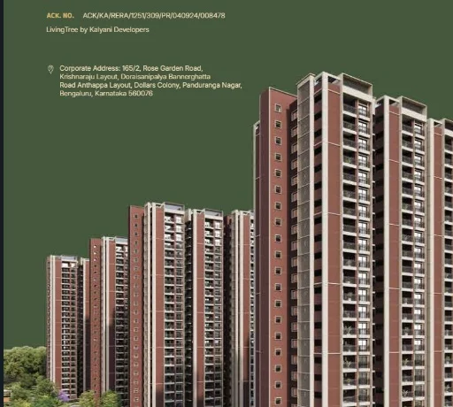 Apartment for Sale in Kalyani LivingTree, Bagalur, Bangalore