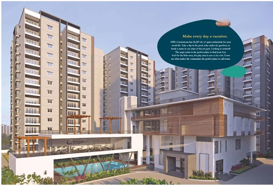 3 BHK Apartment for Sale in EIPL Corner Stone , Puppalaguda , Hyderabad