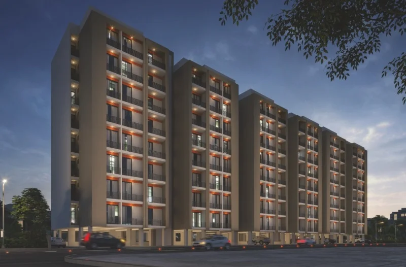 3 BHK Apartment for Sale in Nilkanth Greens , Kalali, Vadodara