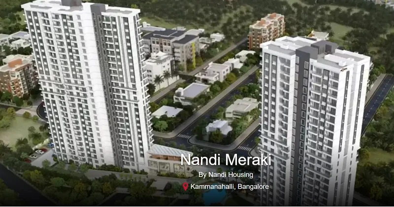 2 BHK Apartment for Sale in Nandi Meraki, Kammanahalli, Bangalore